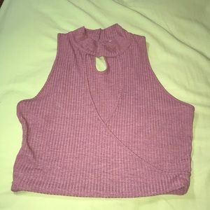 Pink crop top
